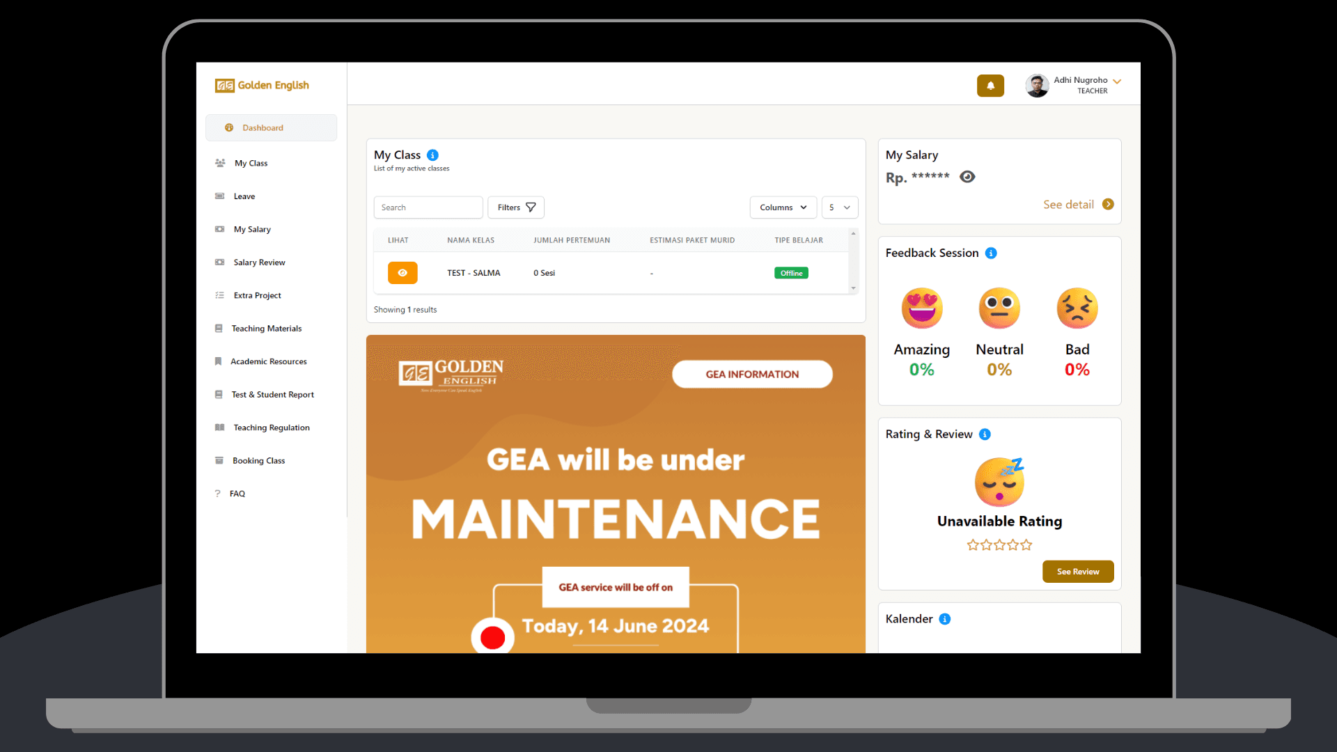 Golden English App